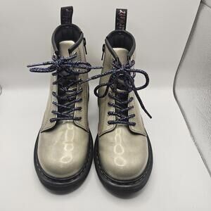 Dr Martens 1460J Kids Multi Glitter Combat Grunge Bold Punk Boots Size 3